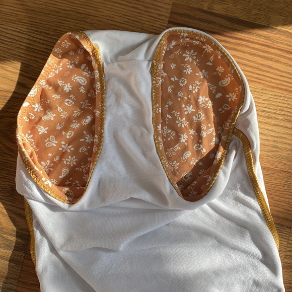 Zara Swim Zara 45t One Piece Girls Bathing Suit Neutral Tan